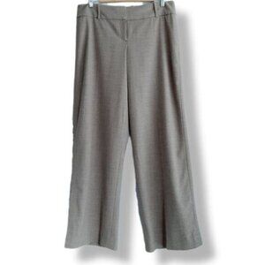 ELIE TAHARI Wool Blend Classic Dress Pants Taupe Sz 10